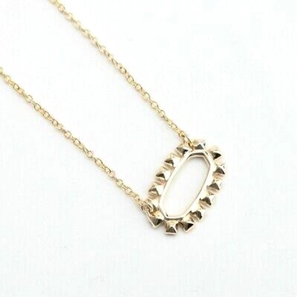 KENDRA SCOTT Gold Elisa Multi-Crystal Necklace - Picture 6 of 7